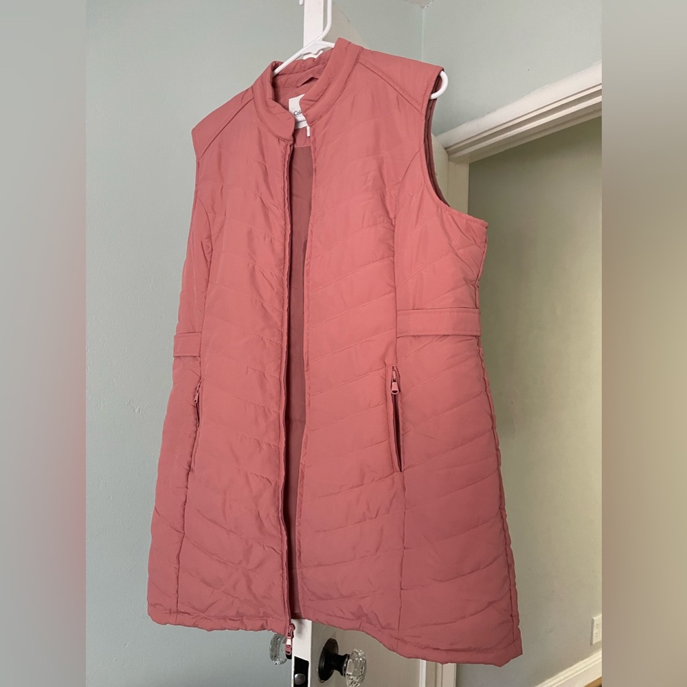 Coldwater Creek Long Vest /Sleeveless Coat
